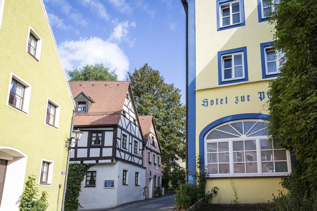 Hotel-Gasthof Zur Post เวลบวร์ก ภายนอก รูปภาพ